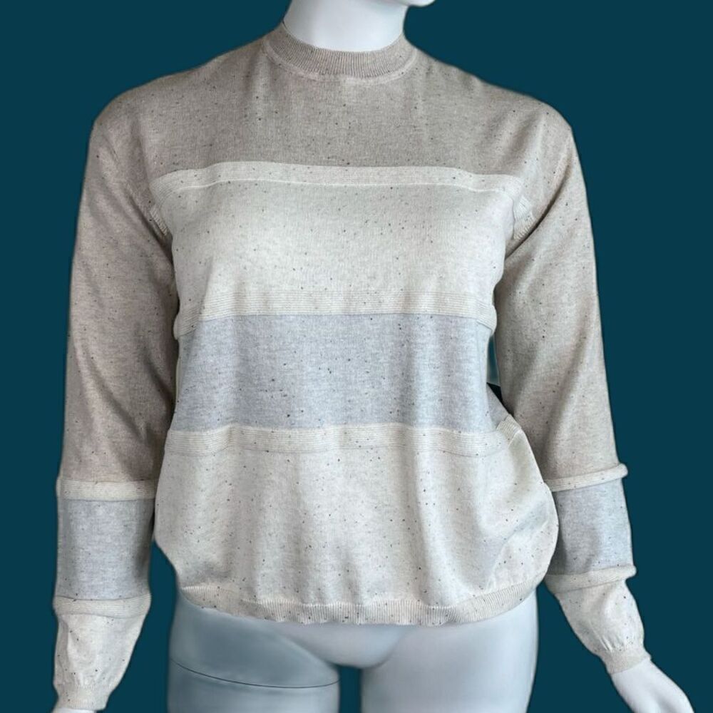 Kuhl Women’s Size XL Stone Valencia Mock Neck Pullover Cotton NEW Sweater Casual
